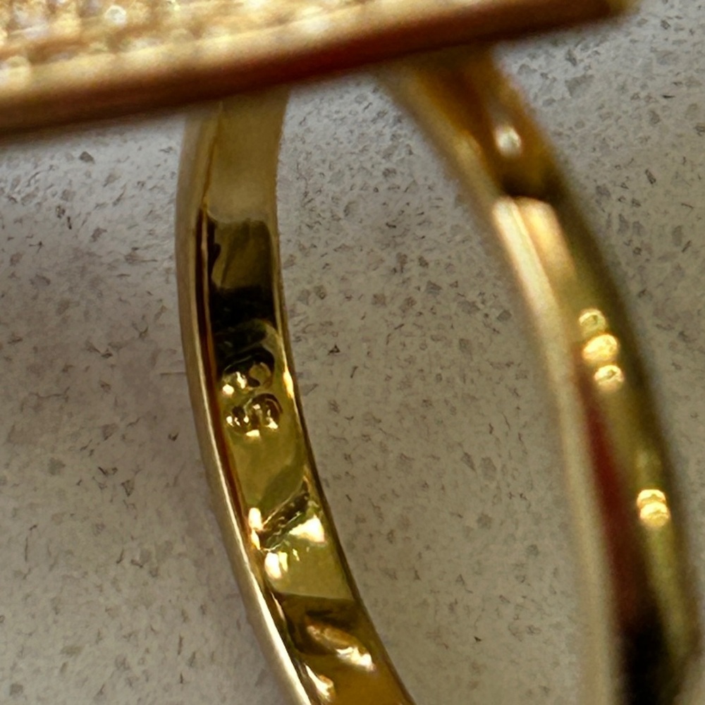 Excellent condition gorgeous Swarovski crystal half butterfly necklace and ring - Picture 14 of 15
